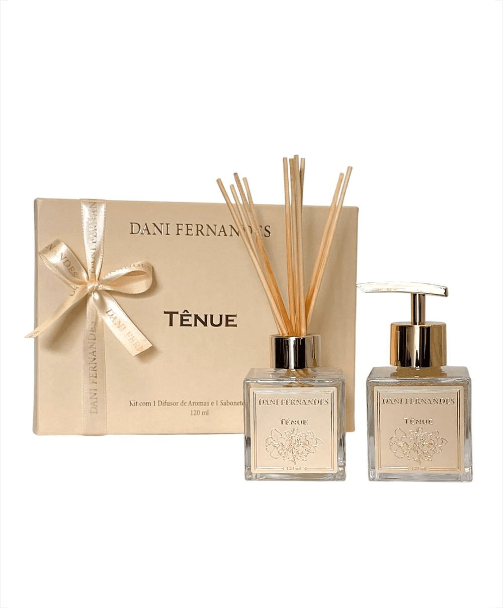 Kit Tenue 120ml Dani Fernandes com difusor e sabonete liquido