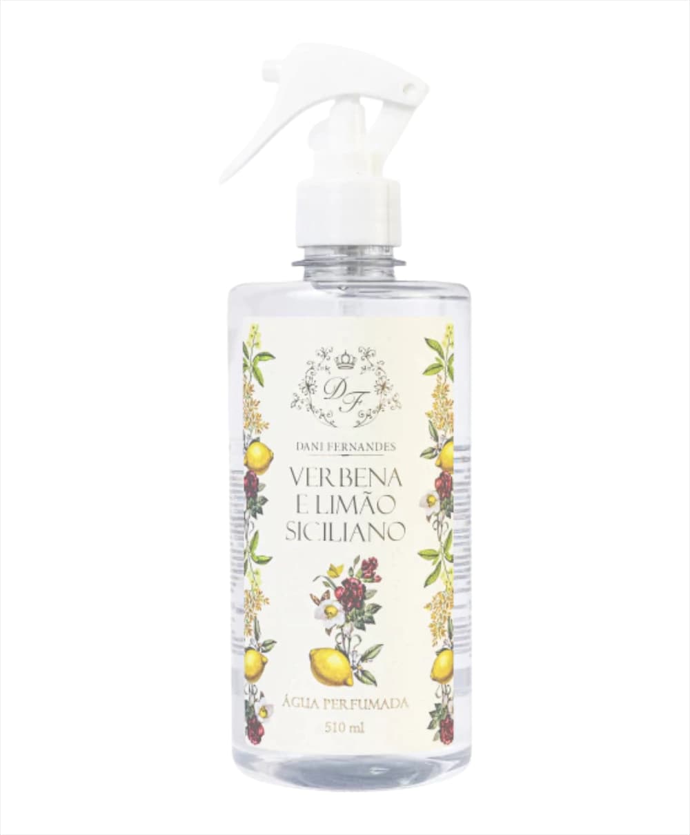 Agua Perfumada Verbena e Limão Siciliano 510ml Dani Fernandes