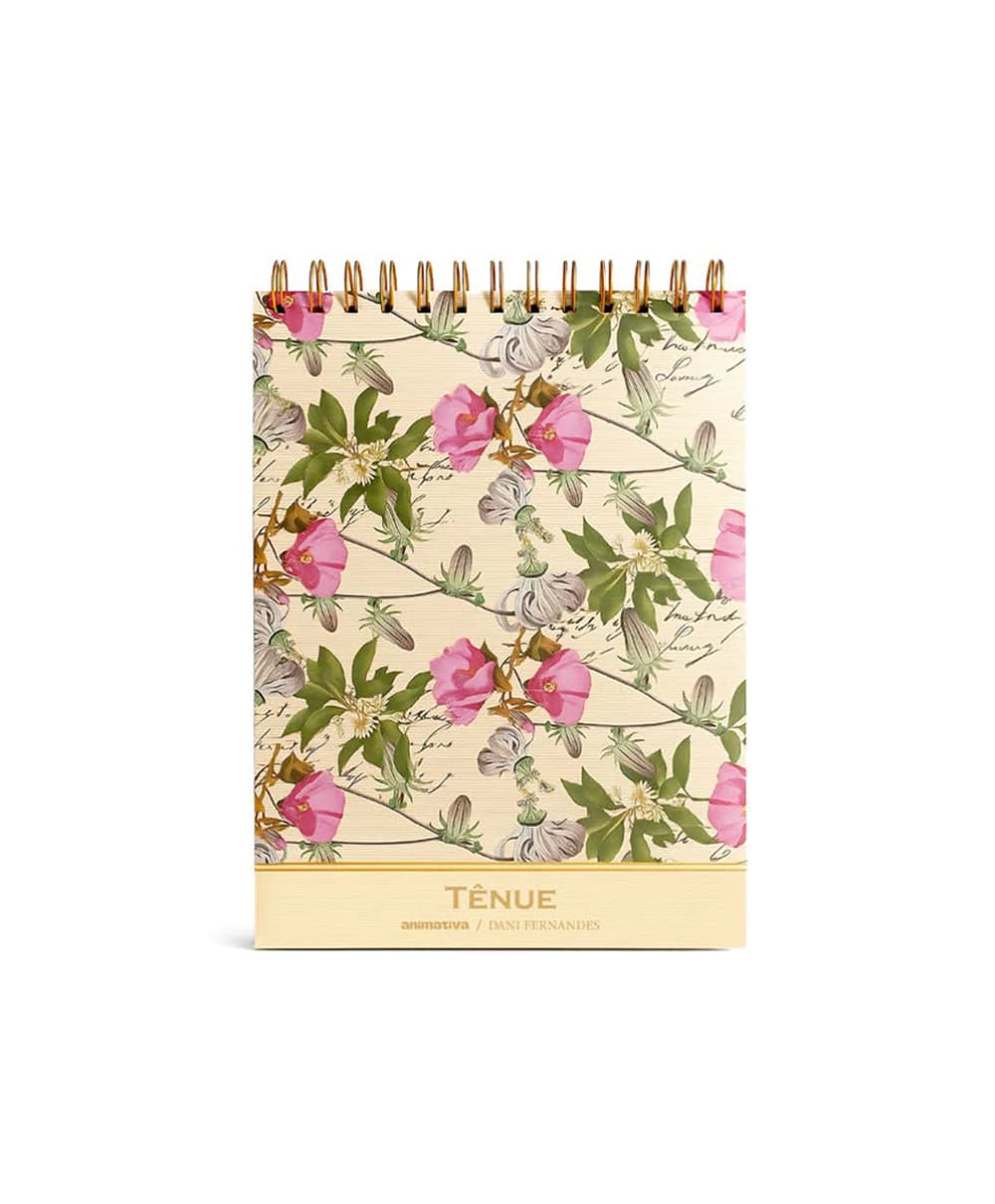 Caderneta de Anotações Perfumada Tênue 144 Folhas 100x148mm | Dani Fernandes e Animativa