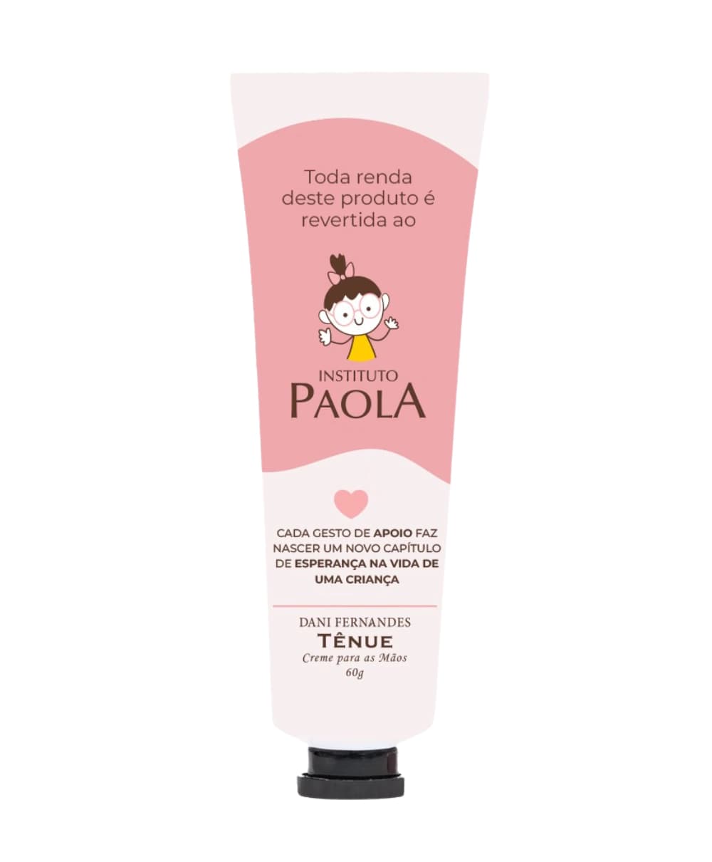 Creme para Mãos Instituto Paola Tênue 60g - Renda 100% Revertida em Doações