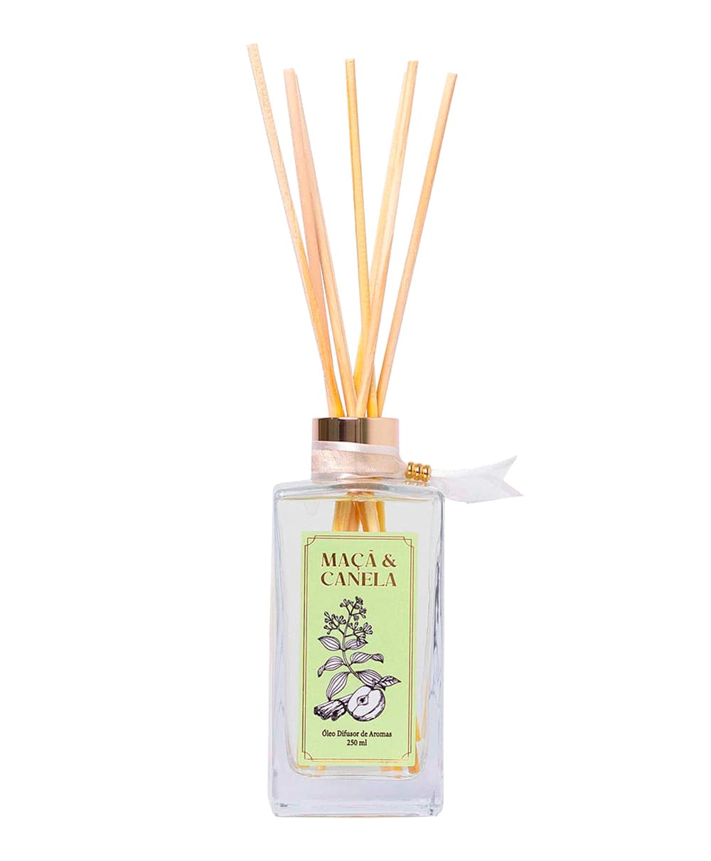 Difusor de Aromas Maçã e Canela 250ml óleo