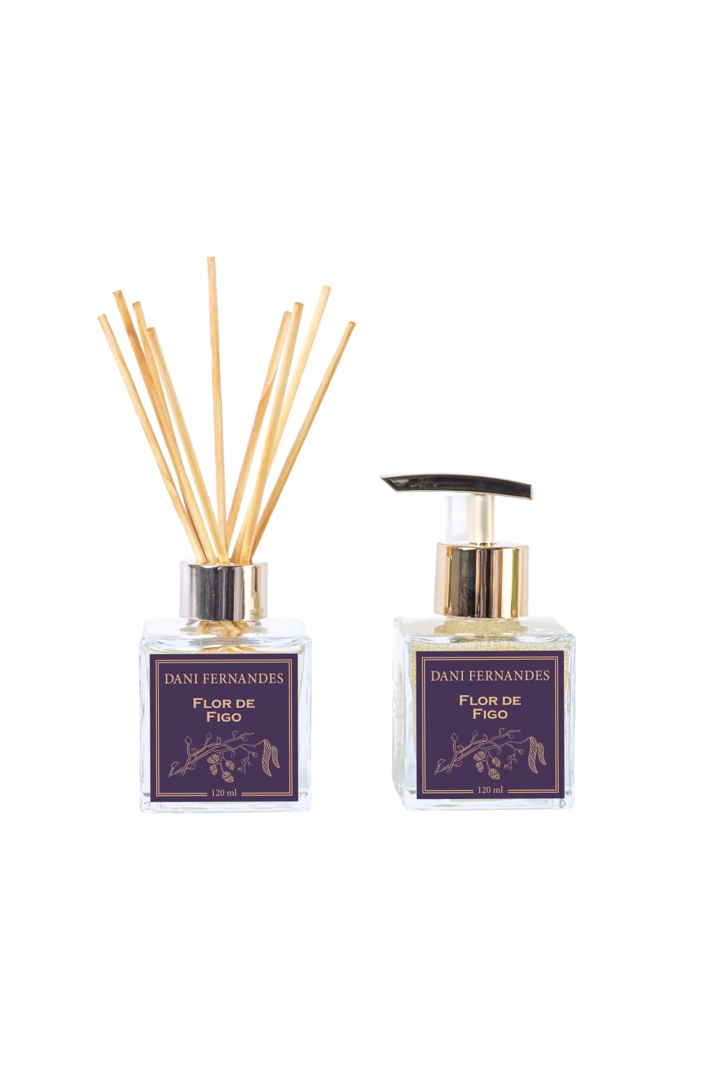 Difusor e Sabonete Líquido Flor de Figo 120ml Dani Fernandes