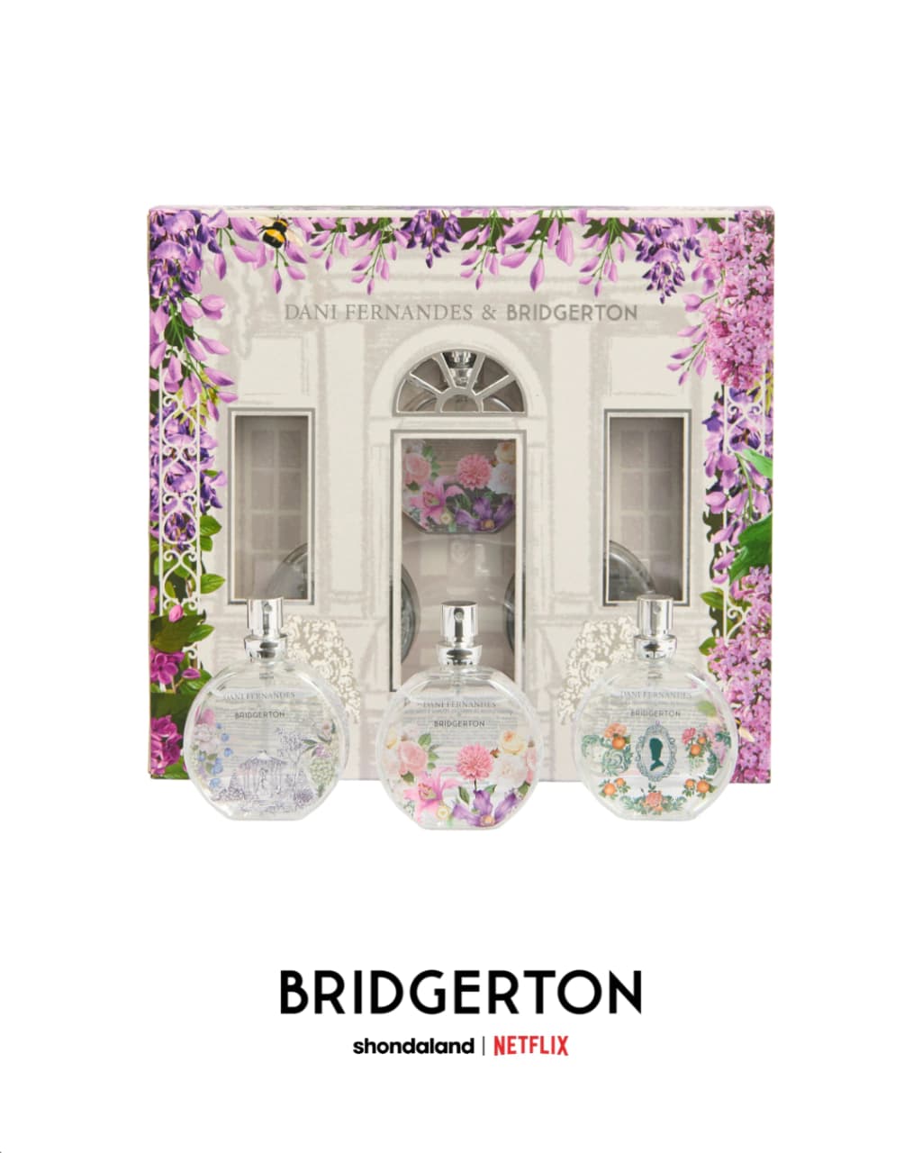 Kit 3 Aromatizadores de Ambiente 25ml | Dani Fernandes & Bridgerton