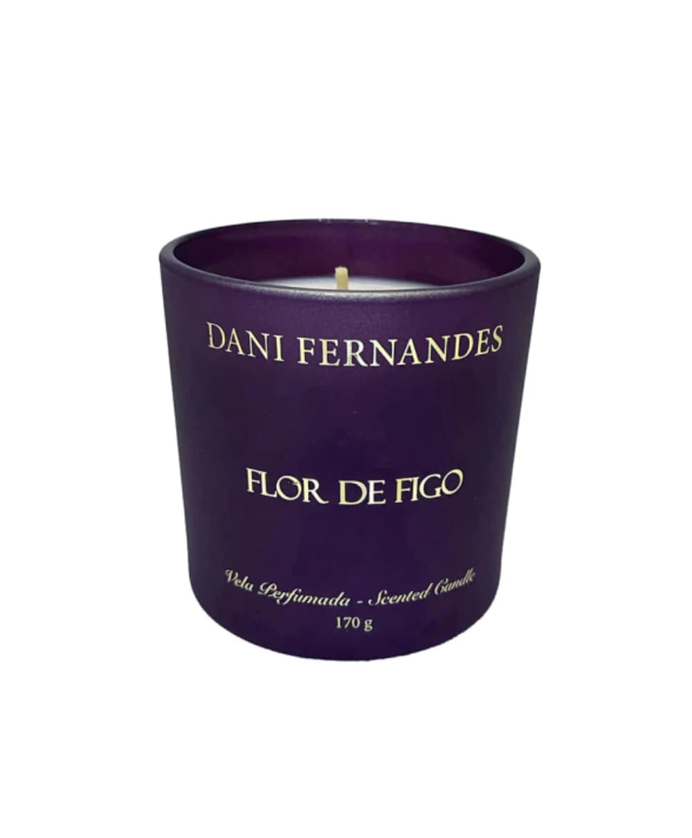 Vela Perfumada Aroma Flor de Figo 170g Dani Fernandes